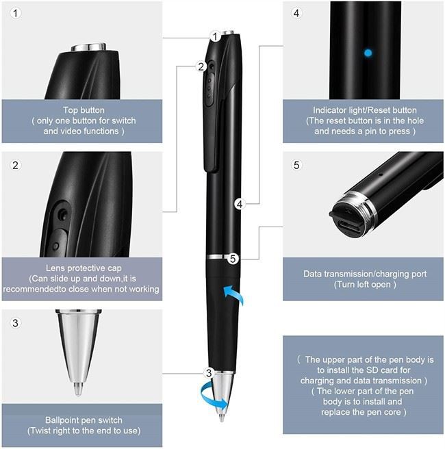 spy pen mini camera